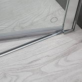 AWT Duschabtrennung LCR1000-B schwarz 100x100